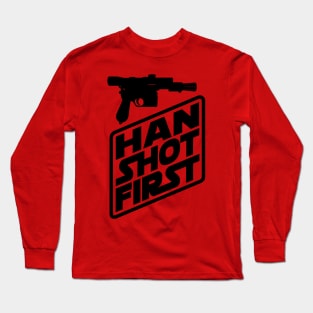 HAN SHOT FIRST Long Sleeve T-Shirt